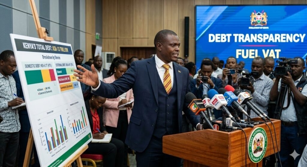 Ndindi Nyoro Criticizes Kenya Economic Policies, Fuel Prices - AI Generated Image